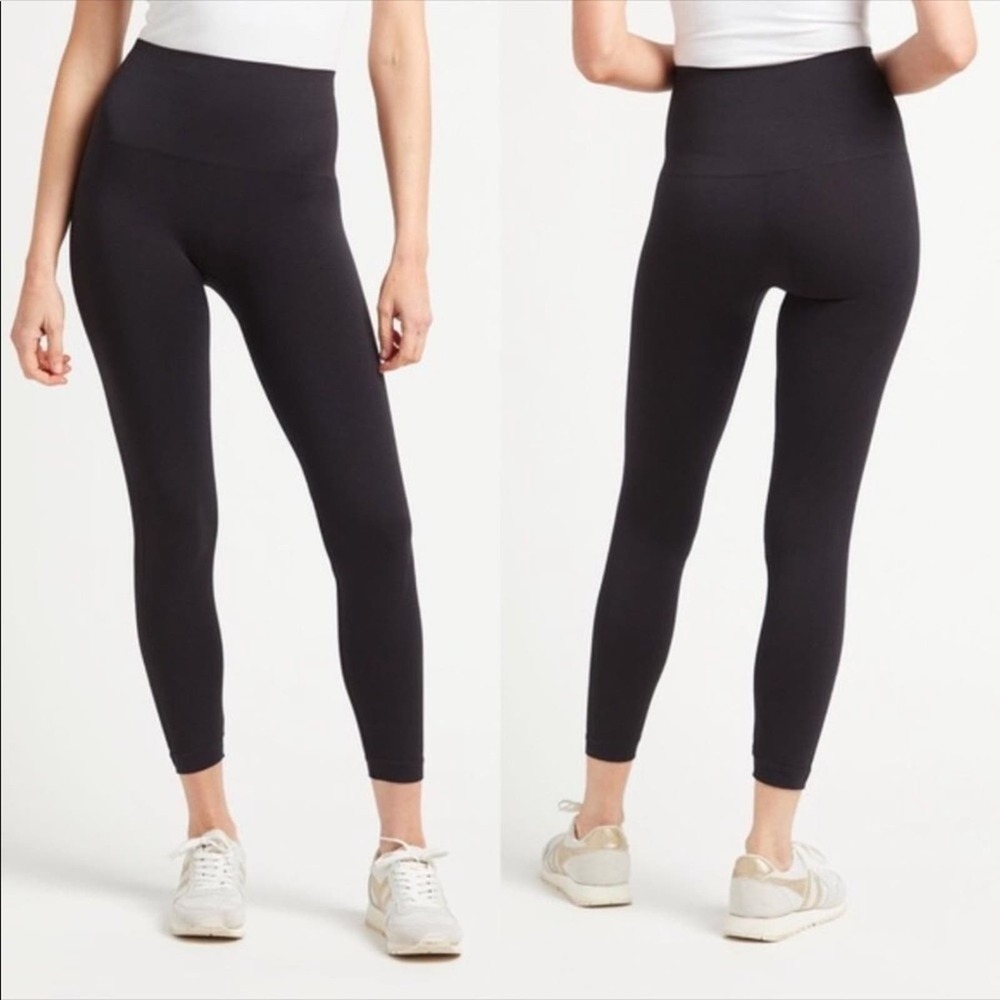 SPANX Black High-Waist Power Leggings